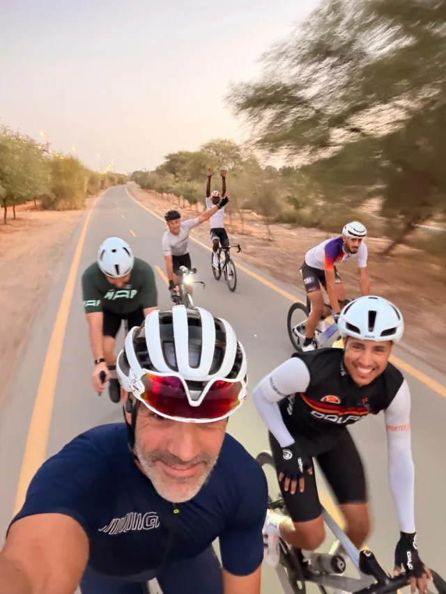 It’s that time of the week again - who’s joining us this Thursday? 

DATE: Thursday mornings
LOCATION: BOTS
TIME: WHEELS ROLL AT 5:45

Two groups – Two speeds: relaxed and faster.

Look out for our Vélo Presto van to find us at BOTS (bottom of the stick) in Al Qudra.

We ride to Zad’s, or to the mosque and back
